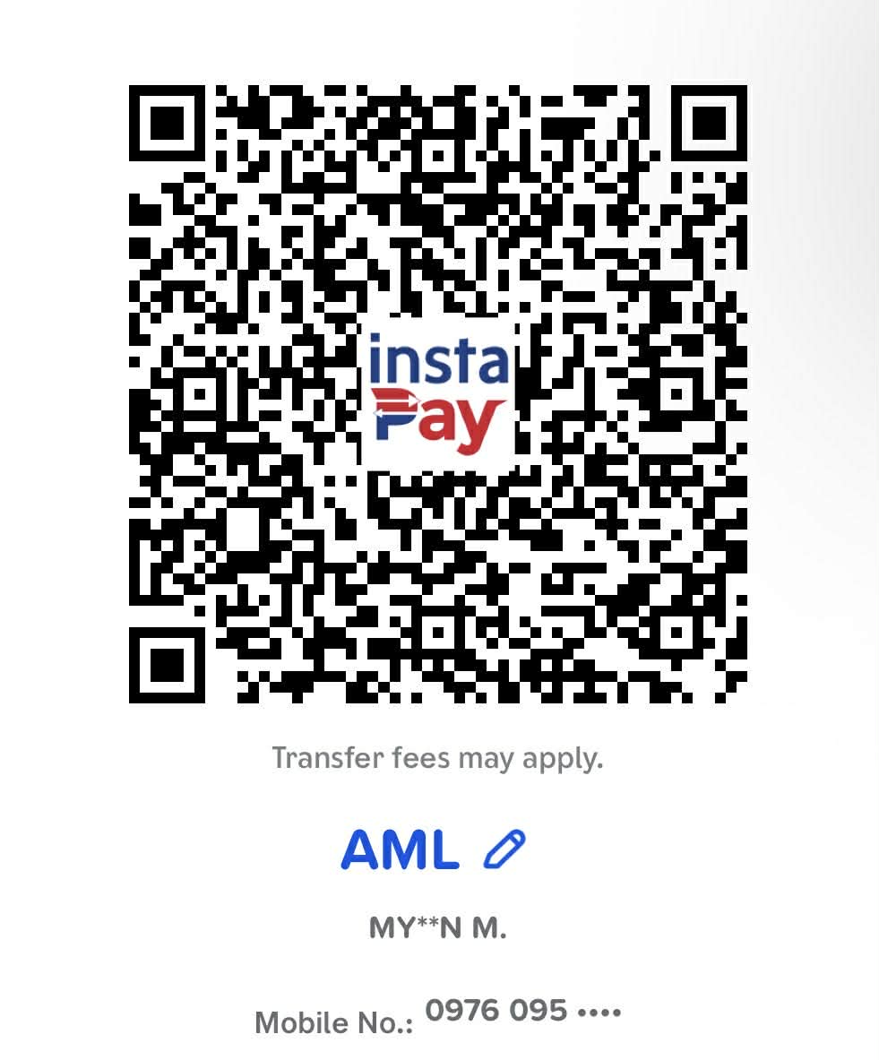 GCash QR code for AML checkout